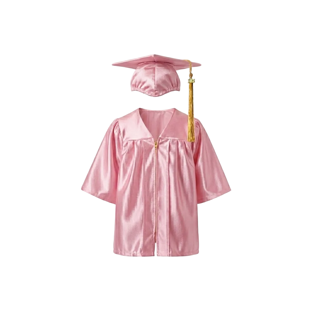 Shiny Kids Cap, Gown & Tassel Package