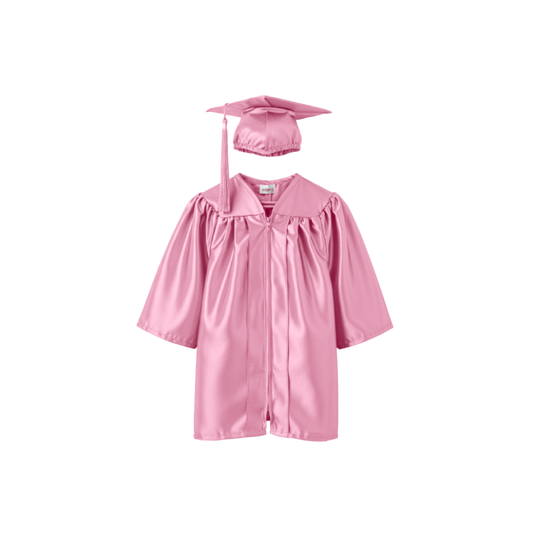 Shiny Kids Cap, Gown & Tassel Package