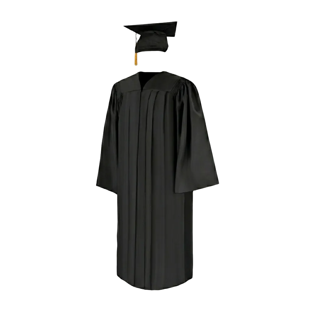 Matt Deluxe Cap, Gown & Tassel Package
