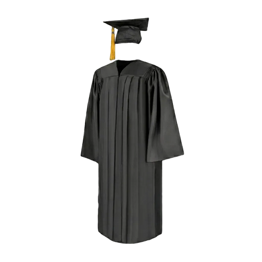Matt Deluxe Cap, Gown & Tassel Package Black