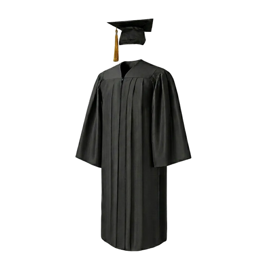 Matt Premium Cap, Gown & Tassel Package Black