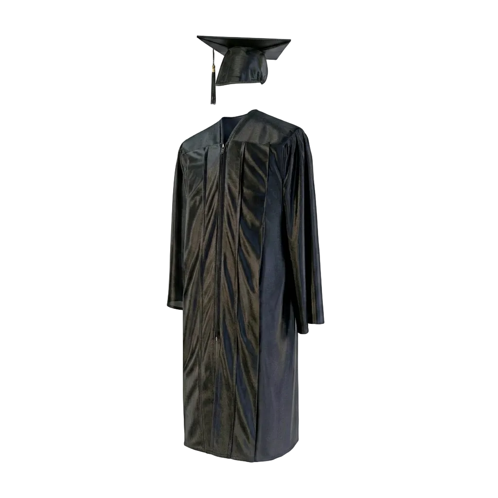 Shiny Cap, Gown & Tassel  Package