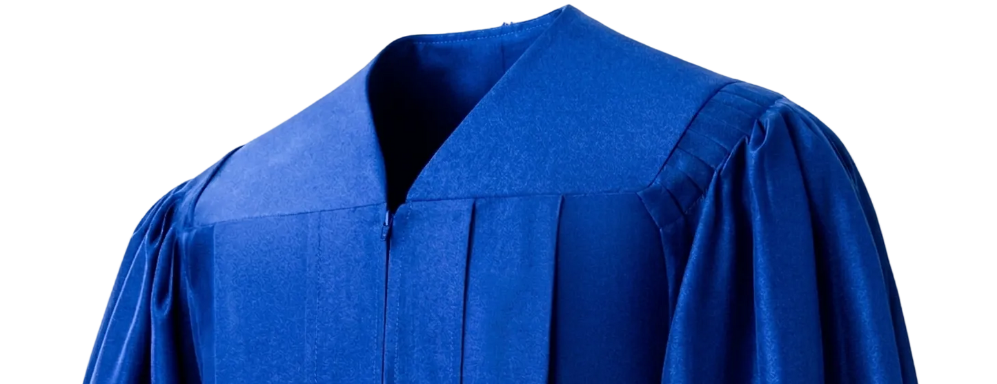 Matt Premium Cap, Gown & Tassel Package Royal Blue